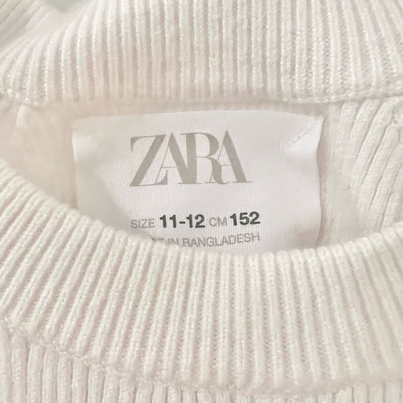 Zara Ribbed Knit Striped Racerback Tank Top - Picture 3 of 3